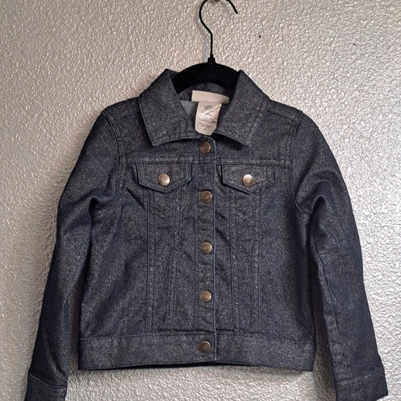Wonderkids Girl's Sparkly Jean Jacket  Size 4T - Picture 1 of 4